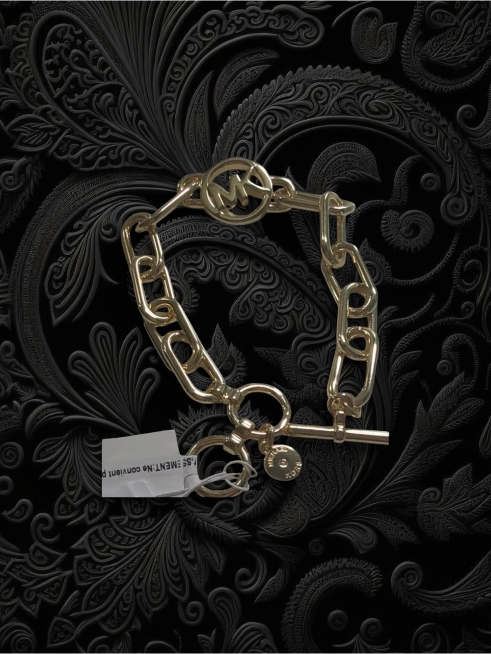 Michael Kors Gold Toggle Chain Bracelet